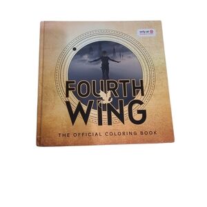 Source Unknown Fourth Wing Coloring Book - Gold and Black